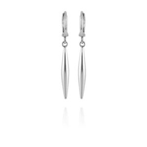 Stunning Tiffany style sterling silvered earrings pure 925